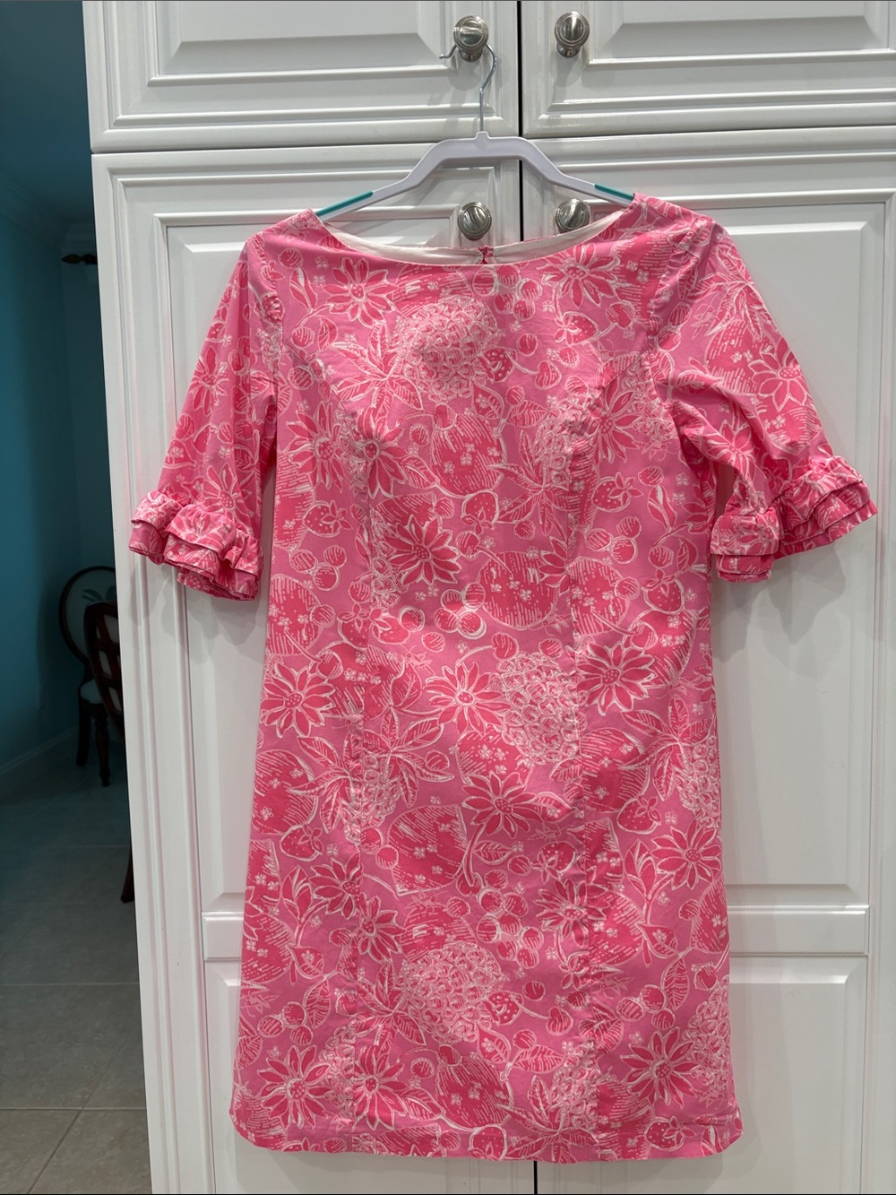Lilly Pulitzer Fiesta in Pink Ribbon Nina Pina Dress. Size 6 - Picture 2 of 10